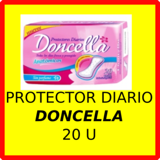 Protector diario anatómico Doncella - 20U